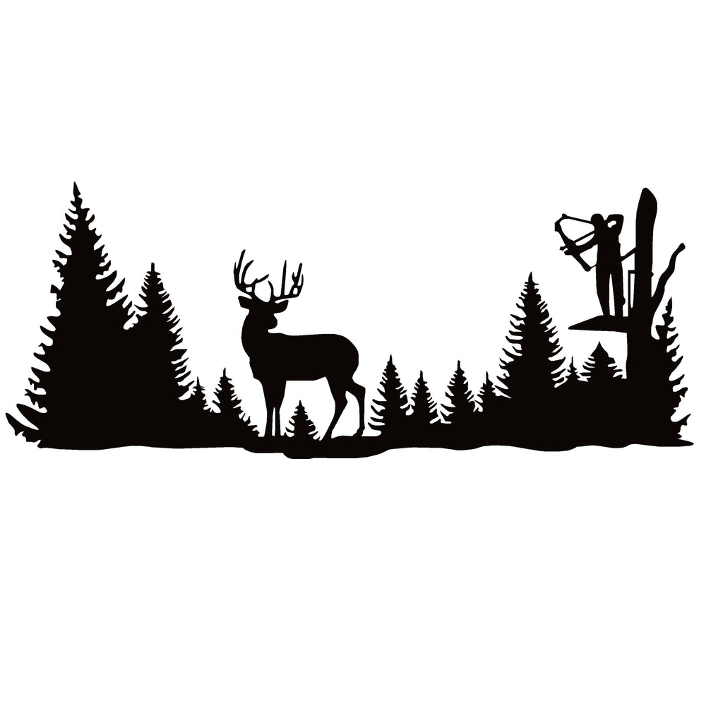 Deer Hunting Decal - Archery Deer Stand Bowhunting Tree Stand Vinyl Sticker 1277