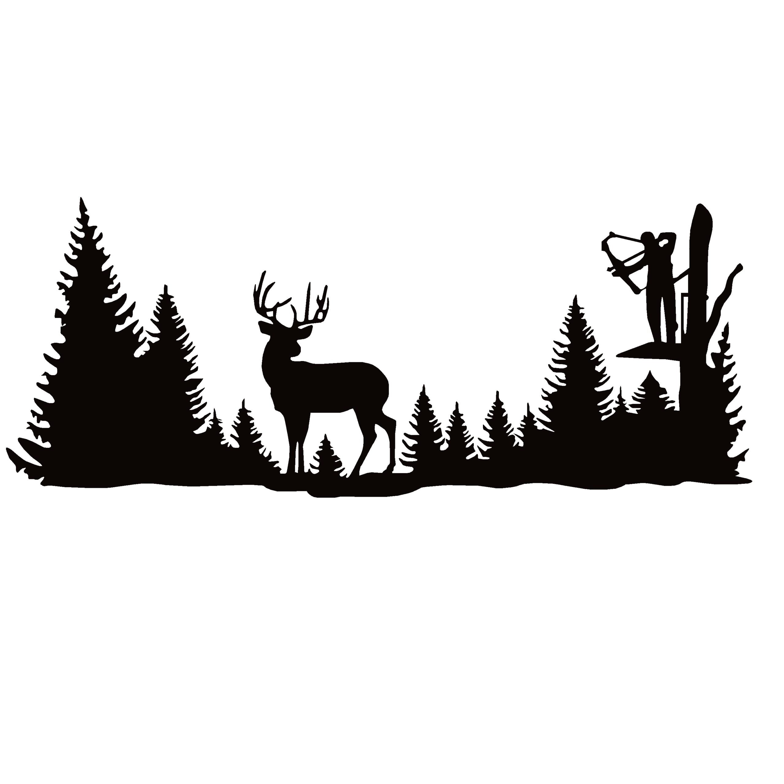 Deer Hunting Decal - Archery Deer Stand Bowhunting Tree Stand Vinyl Sticker 1277
