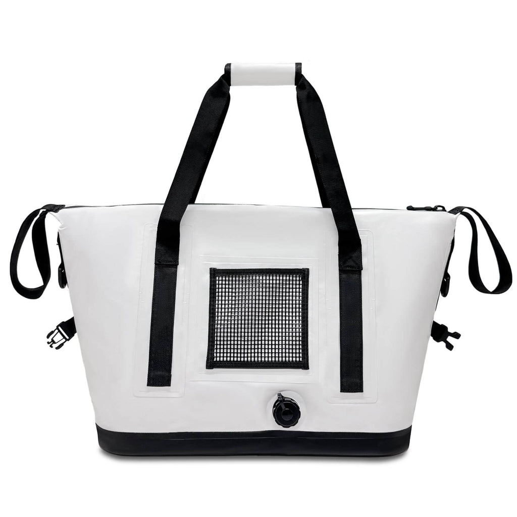 37QT Fish Cooler Bag With Fishing Rod Holder