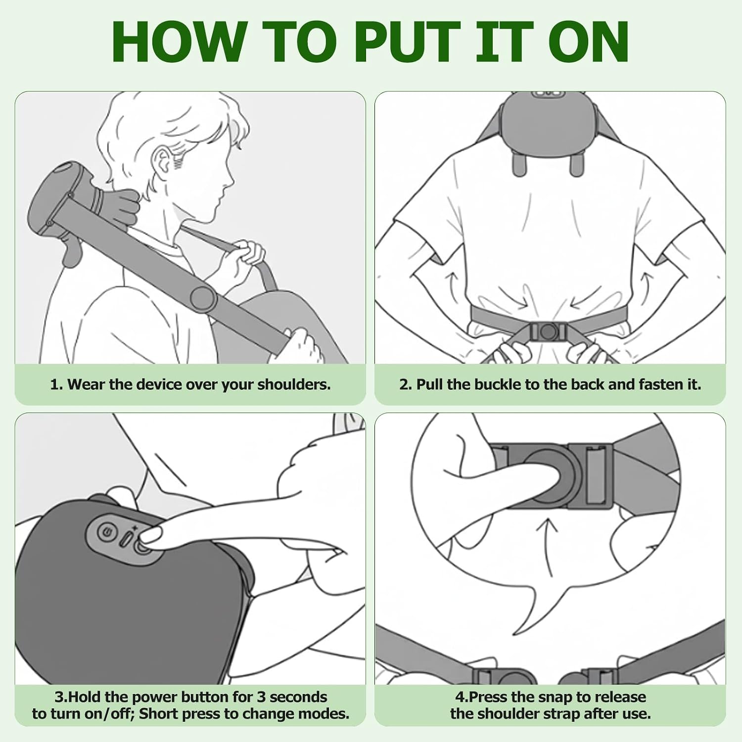 Green Bliss Neck Massager