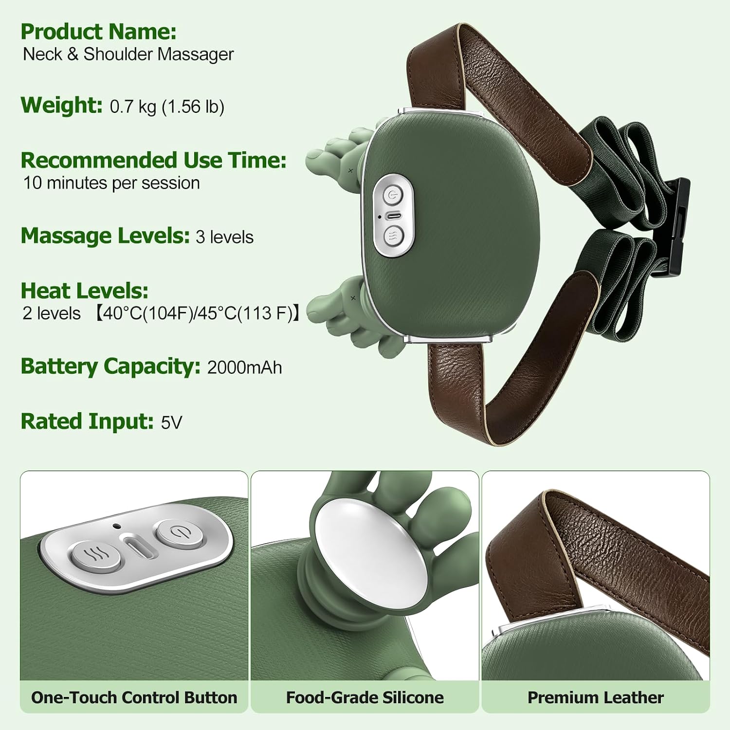 Green Bliss Neck Massager