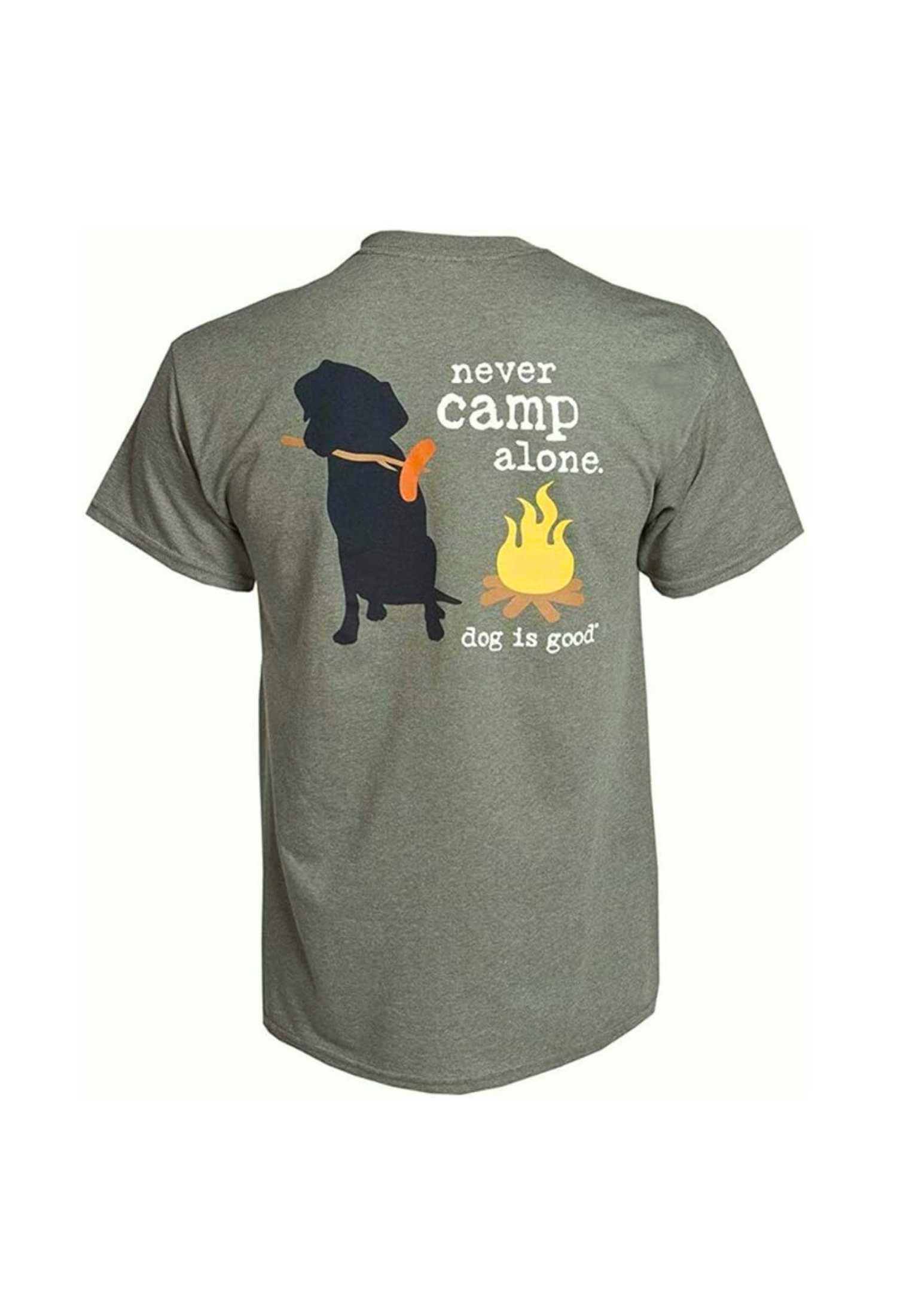Never Camp Alone® T-shirt (Green)